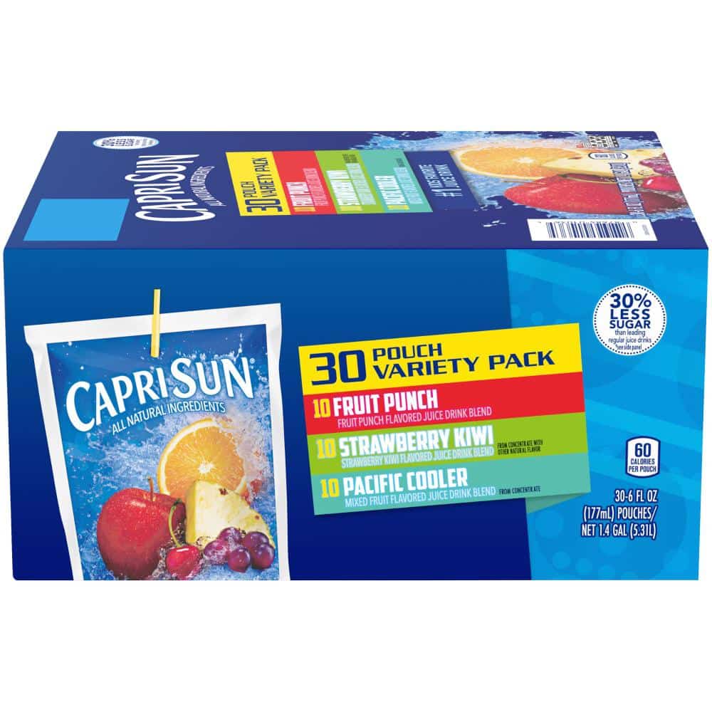 Capri Sun Juice Drink Blend Pouch Variety Pack, 30 ct / 6 fl oz