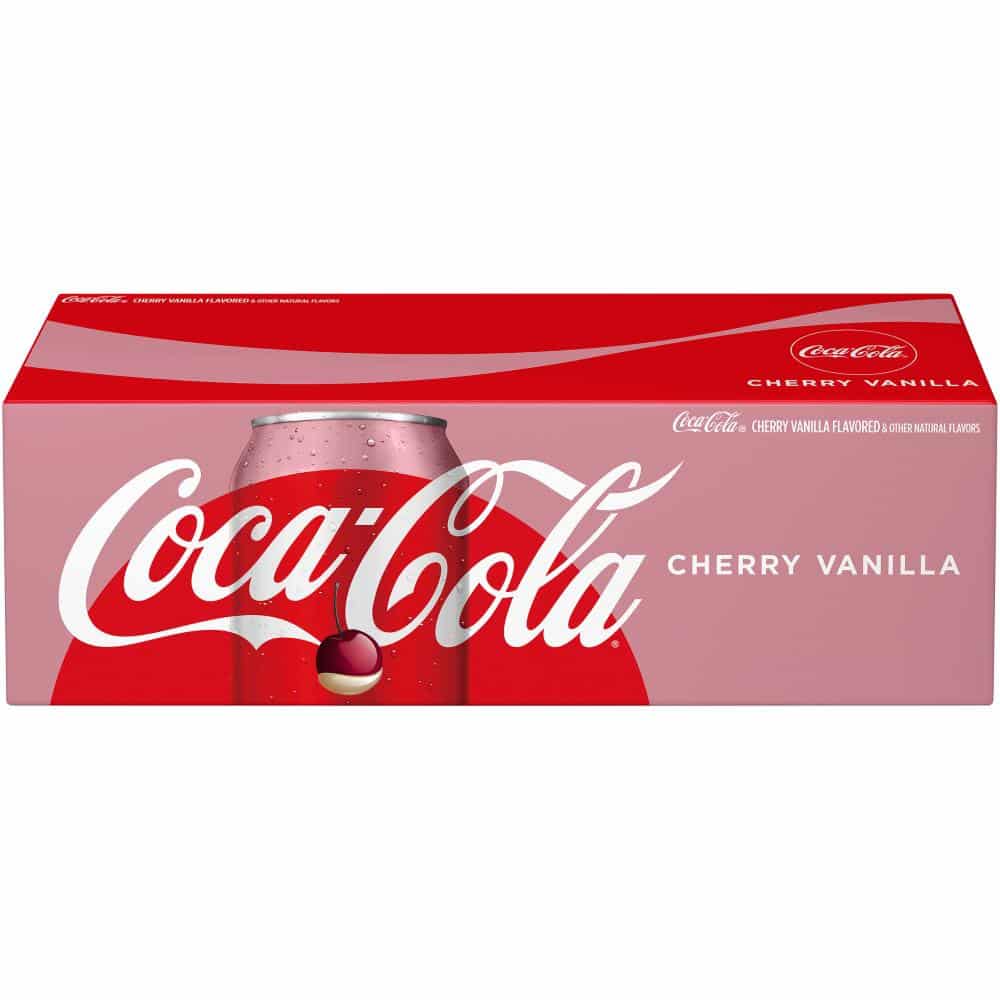 Coca-Cola Cherry Soda Pop, 12 fl oz, 12 Pack Cans 