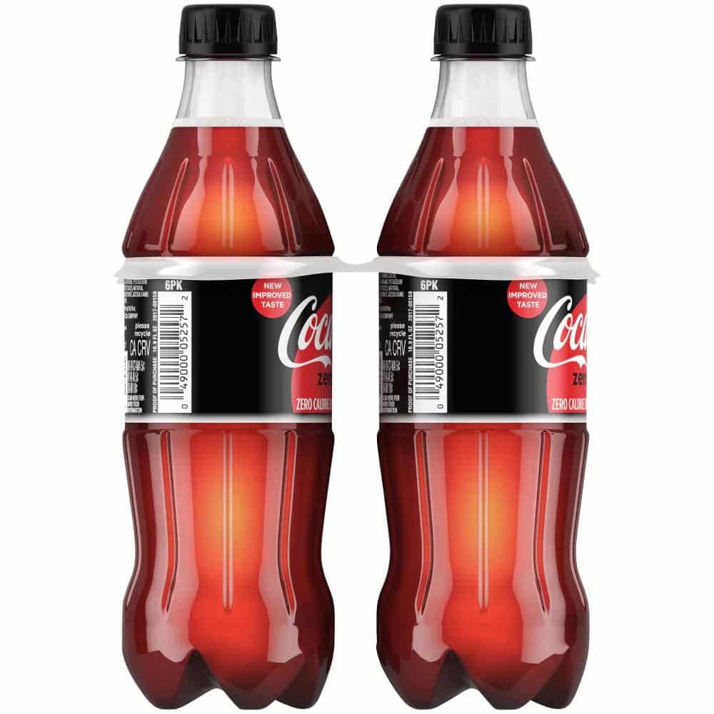 Coca Cola Zero Soda 6 PK