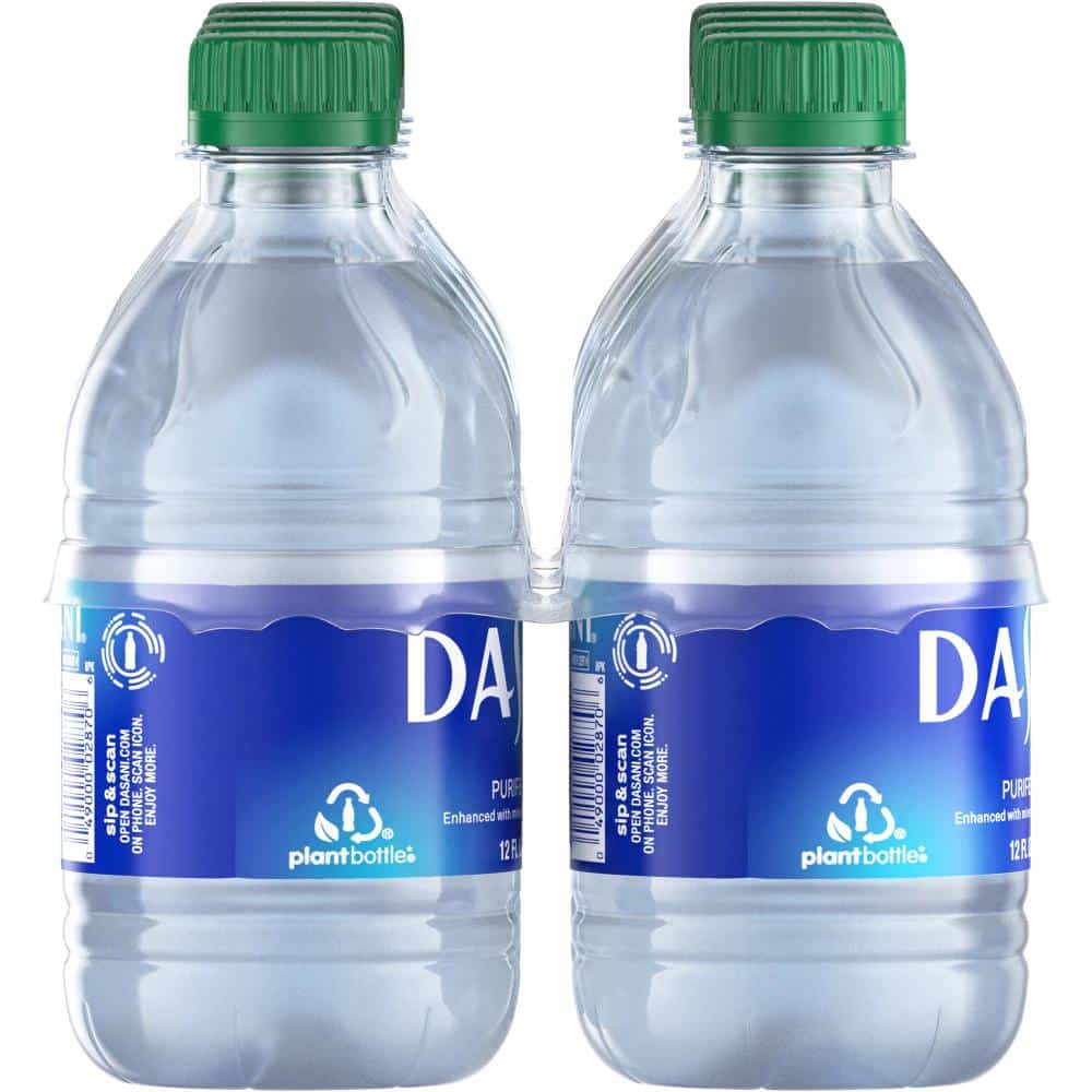 Dasani Purified Water Bottles, 8 bottles / 12 fl oz - Greatland Grocery