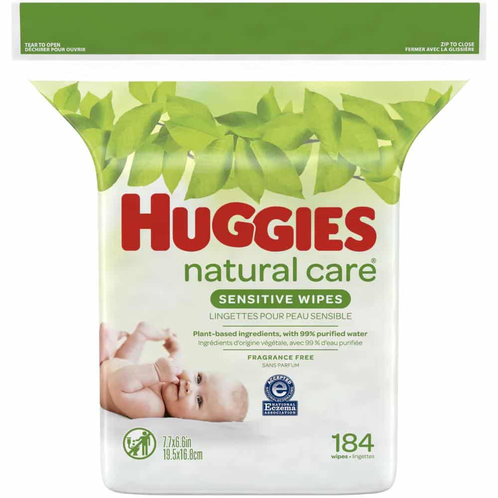 forbrug krystal Seletøj Huggies Natural Care Sensitive Unscented Baby Wipes Refill Pack, 184 ct -  Greatland Grocery