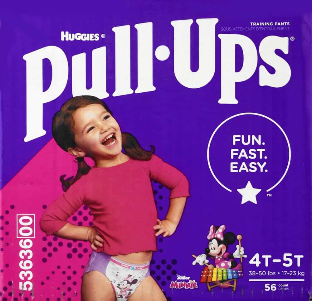 Huggies Pull-Ups Training Pants Learning Designs 4T-5T - 56 CT