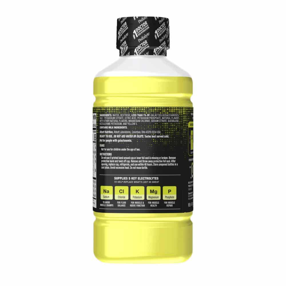 Pedialyte Sport Lemon Lime Electrolyte Solution, 33.8 fl oz