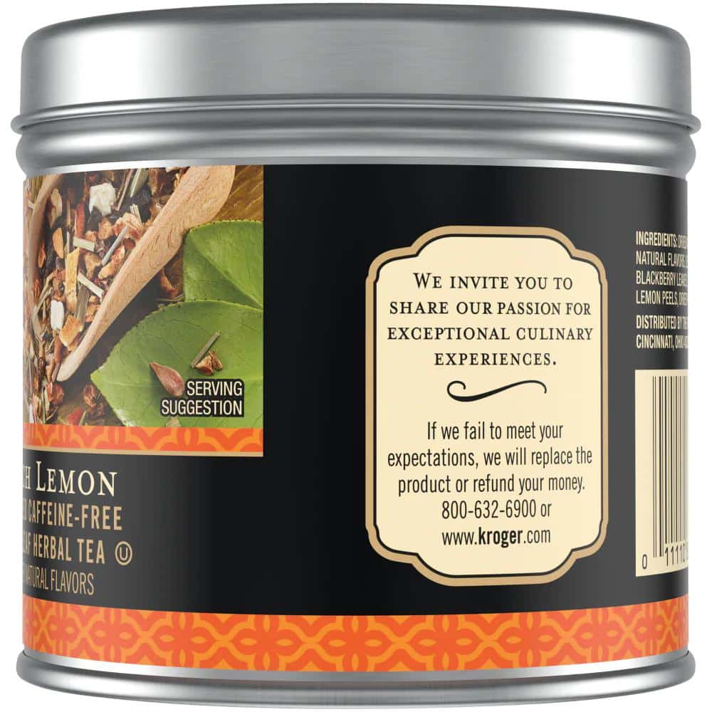 Private Selection® Peach Lemon Loose Leaf Herbal Tea, 3.88 oz - Kroger