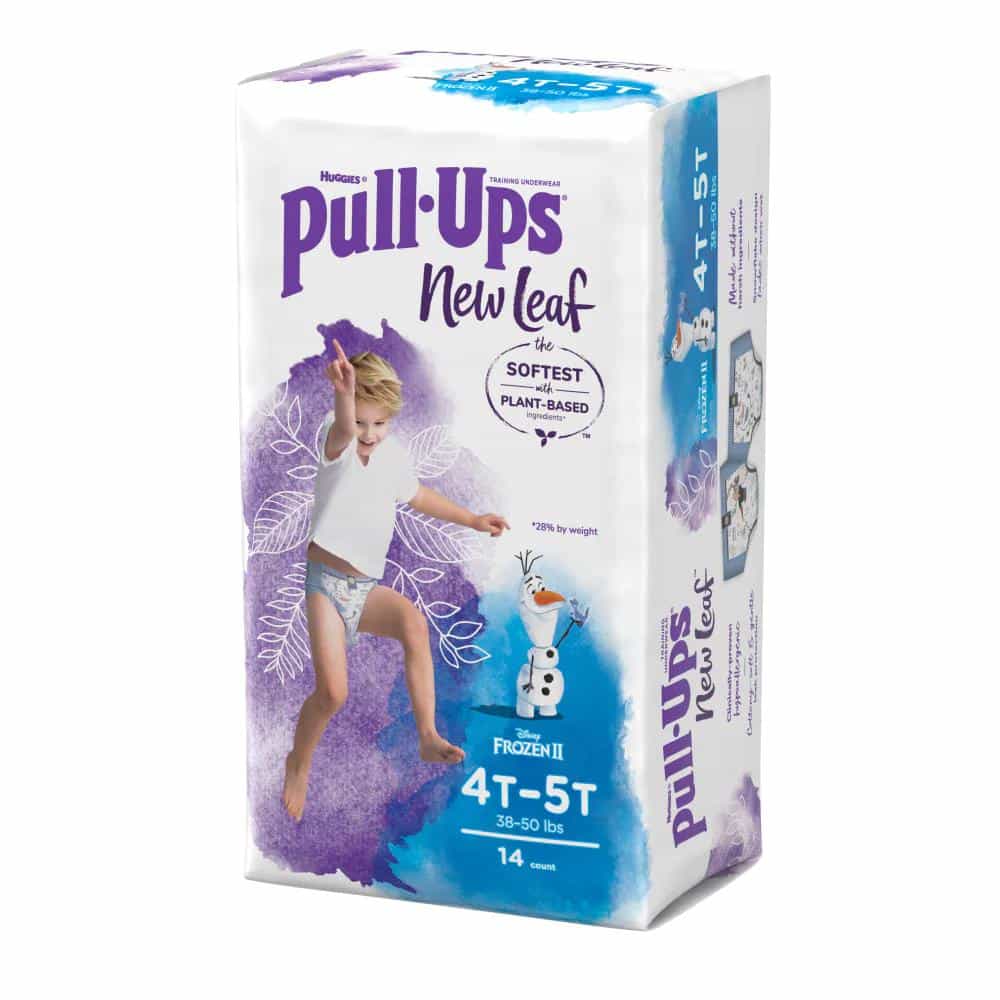 Pull-Ups New Leaf Girls 4T-5T Size Training Pants, 14 ct