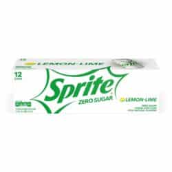 Sprite Zero Sugar Lemon-Lime Soda, 12 cans / 12 fl oz - Greatland