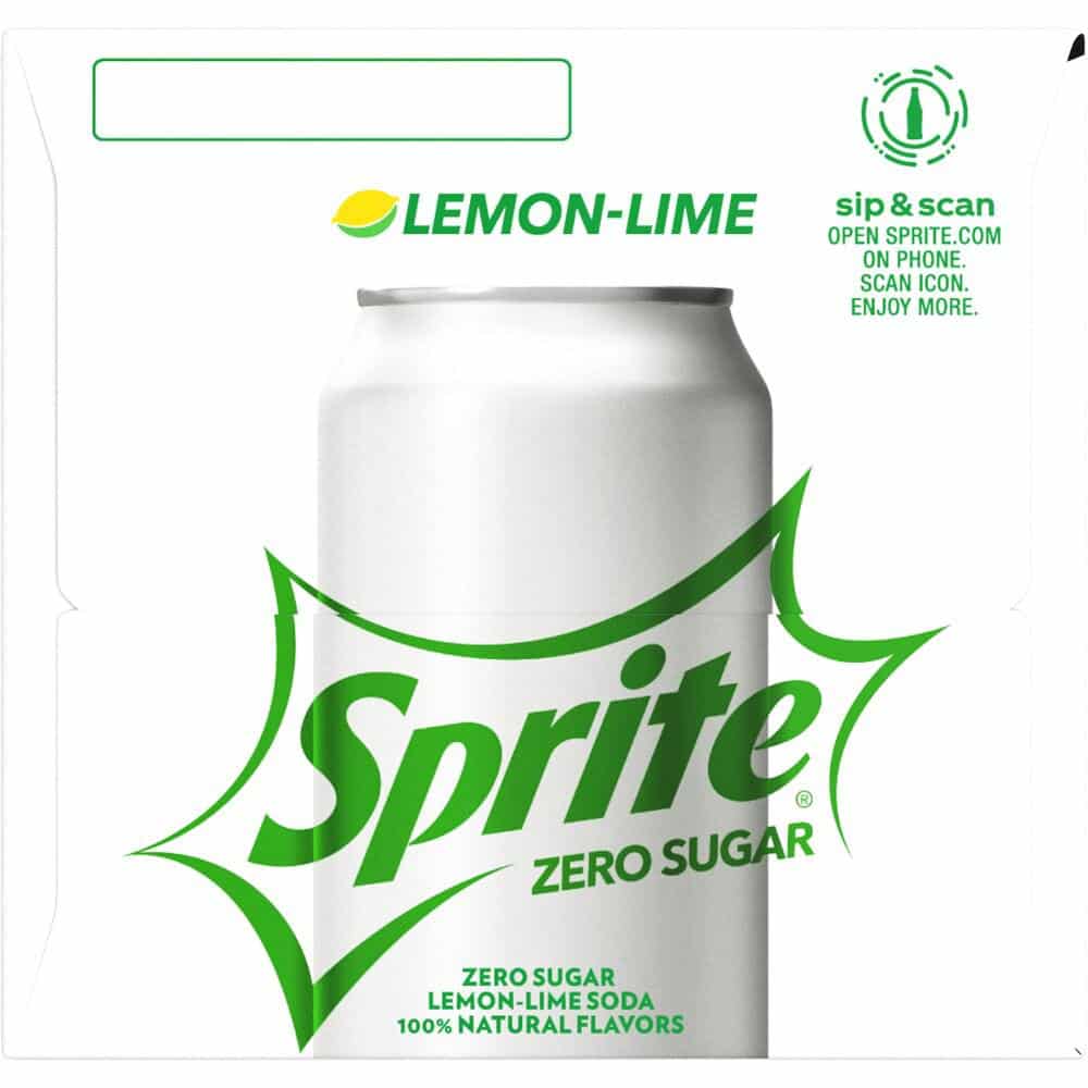 Sprite Zero Sugar Lemon-Lime Soda, 12 cans / 12 fl oz - Greatland
