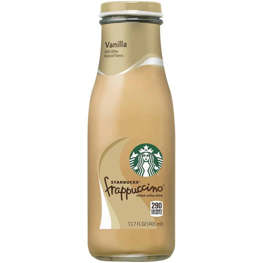 Starbucks Frappuccino Vanilla Iced Coffee Drink Bottle, 13.7 fl oz -  Greatland Grocery