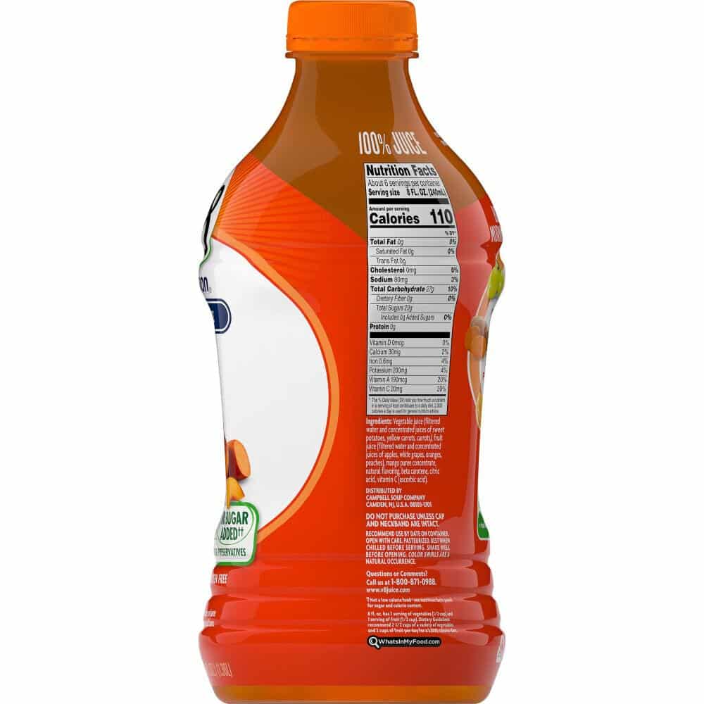 V8 V Fusion Peach Mango Juice 46 Fl Oz