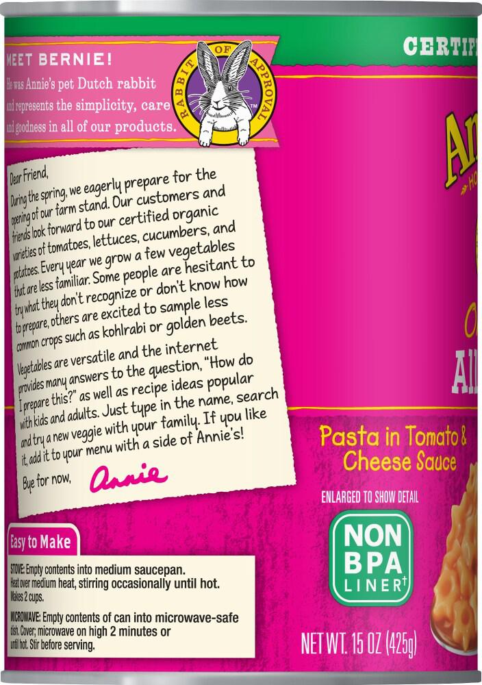 Save on Annie's All Stars Pasta in Tomato & Cheese Sauce Organic