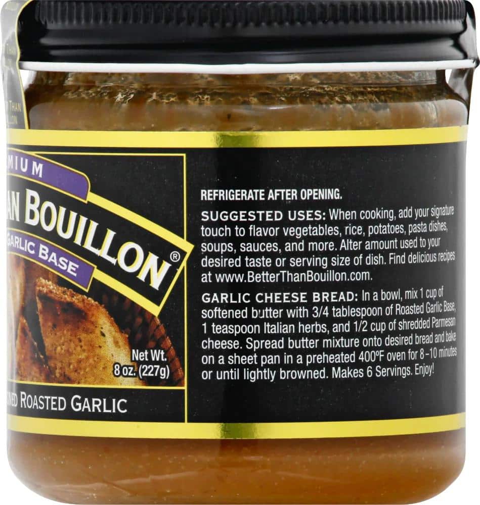 Better Than Bouillon Roasted Garlic Base, 8 oz - Greatland Grocery