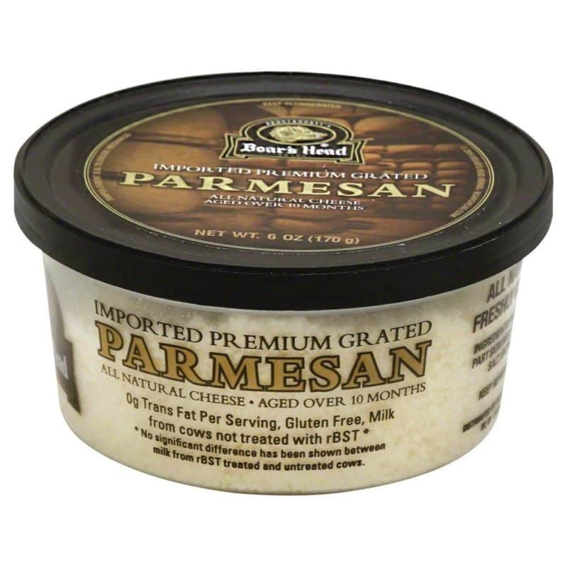 Boar's Head Grated Parmesan Cheese, 6 oz Greatland Grocery & Supply