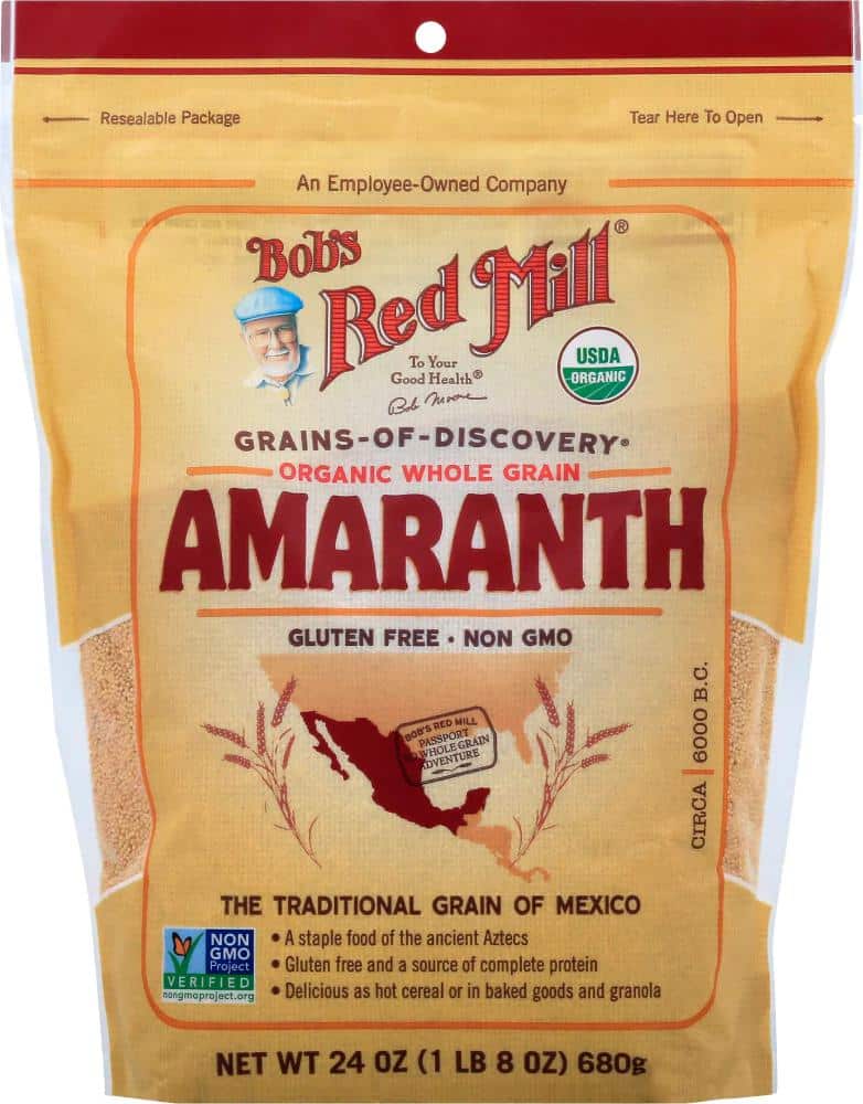 Bob's Red Mill Organic Whole Grain Amaranth, 24 oz Greatland Grocery