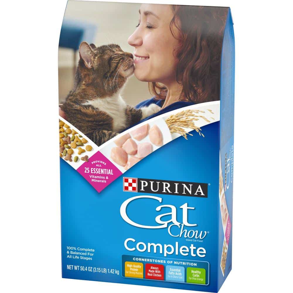 Cat Chow Complete Nutrition Dry Cat Food, 3.15 lb - Greatland Grocery