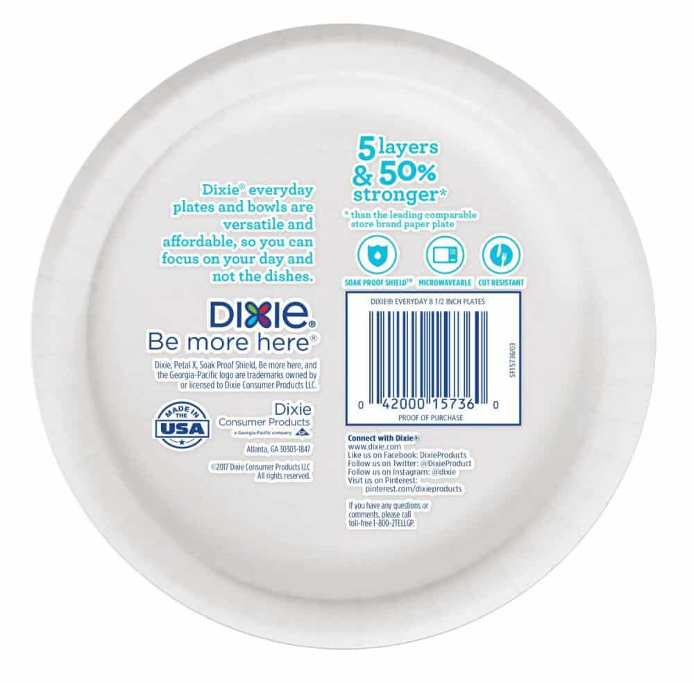Dixie Plates, 8.5 Inch - 90 plates