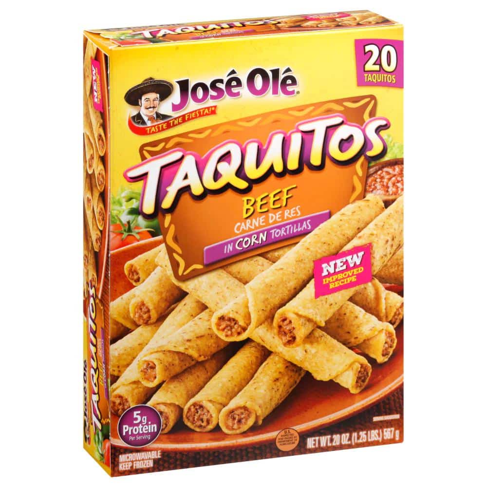Jose Ole Corn Tortilla Beef Taquitos, 20 ct / 20 oz Greatland Grocery