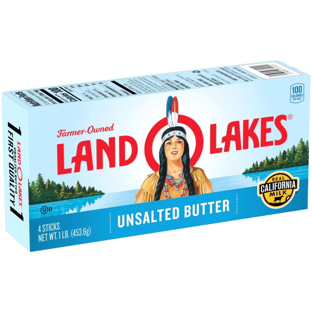 Land O' Lakes Unsalted Butter Sticks, 4 ct / 4 oz - Greatland Grocery
