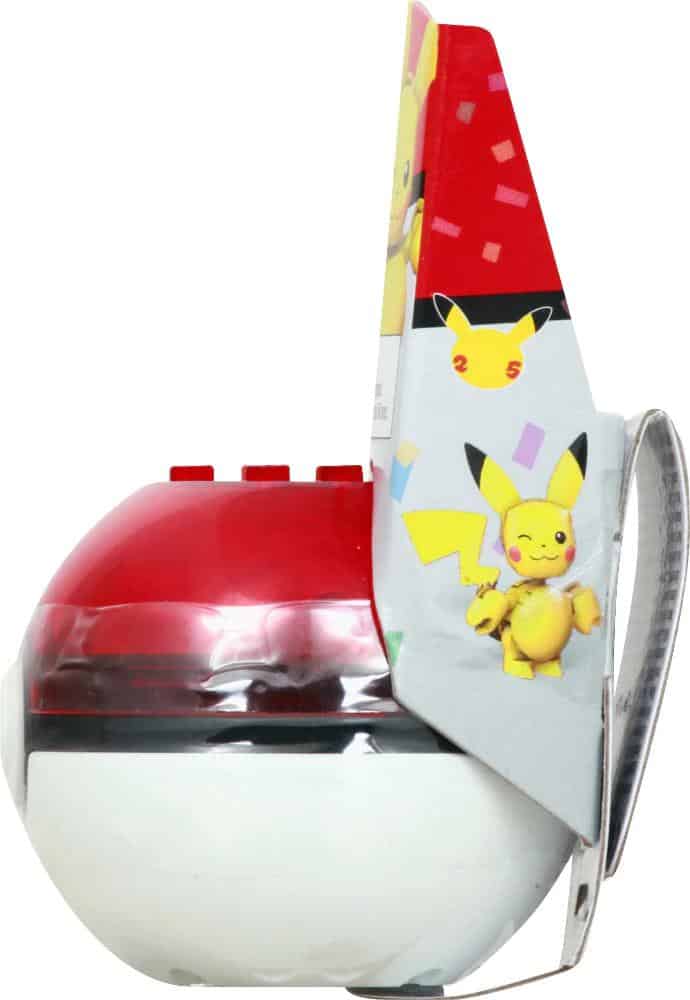 Mega Pokemon Pikachu Posable Action Figure Pokeball Building 16 Piece