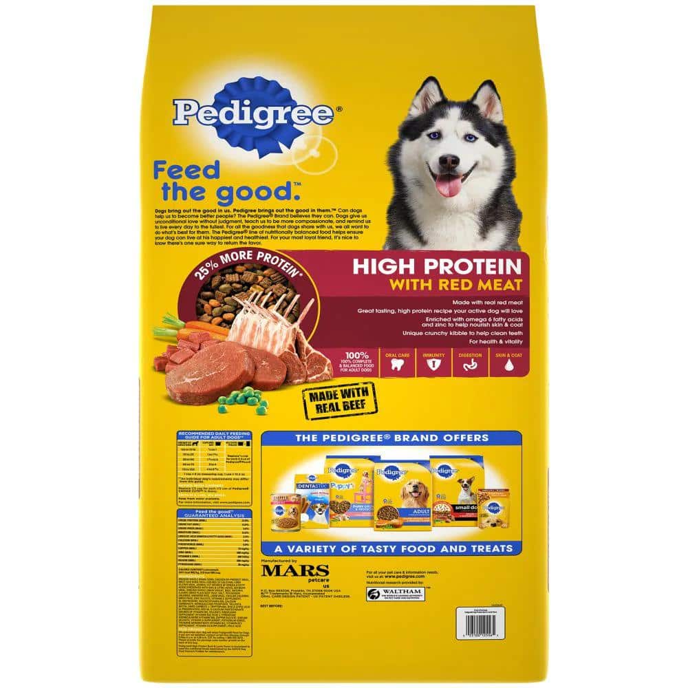 PEDIGREE Puppy Growth & Protection Grilled Steak & Vegetable Flavor Dry Dog  Food, 3.5-lb bag - Chewy.com