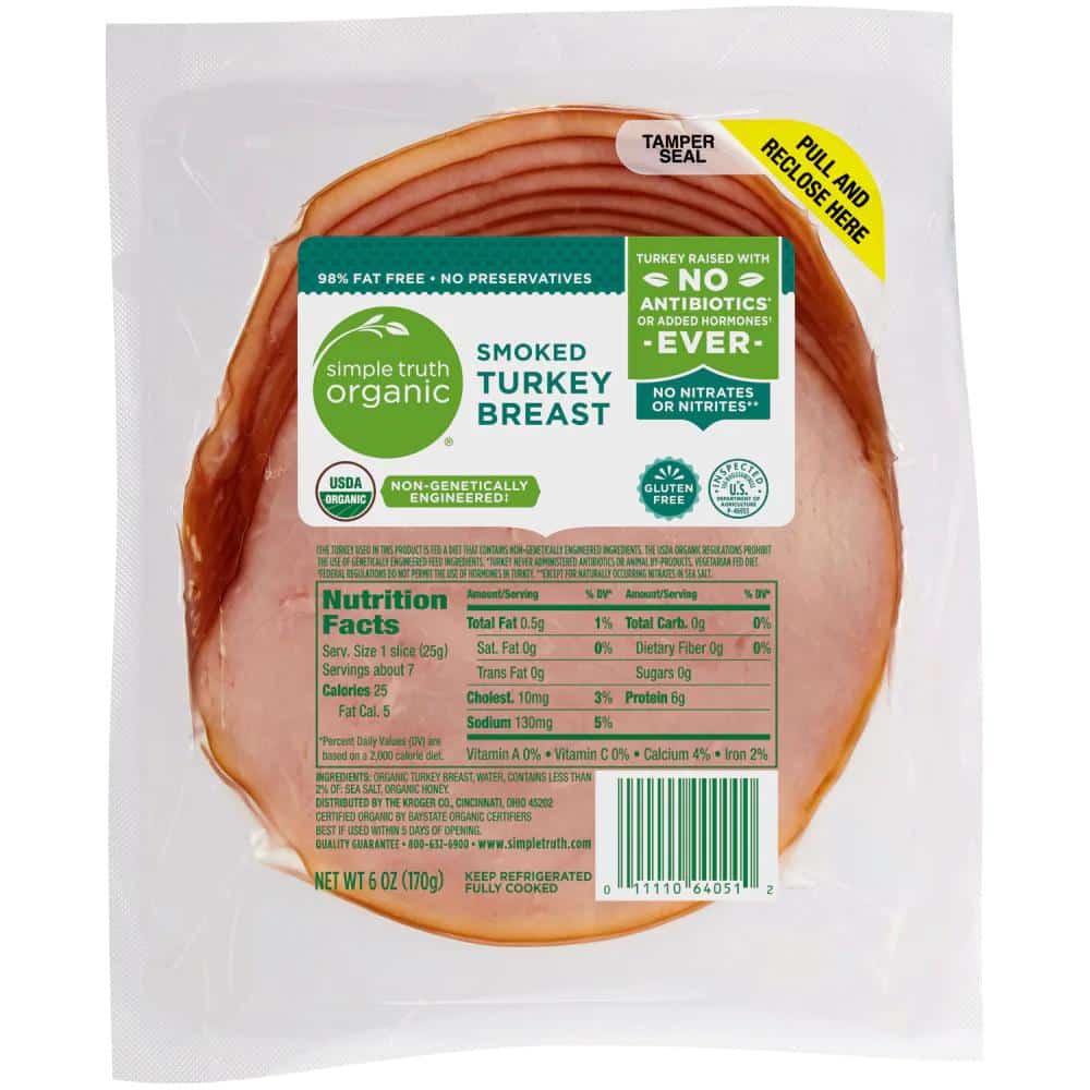 All natural turkey lunch meat