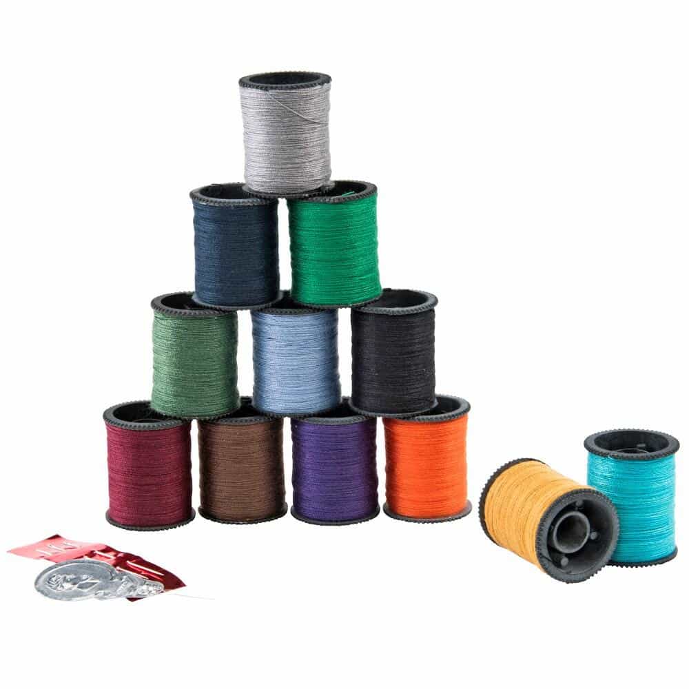 SINGER Polyester Hand Sewing Thread Spools - Assorted Dark Colors, 12 ct -  Greatland Grocery