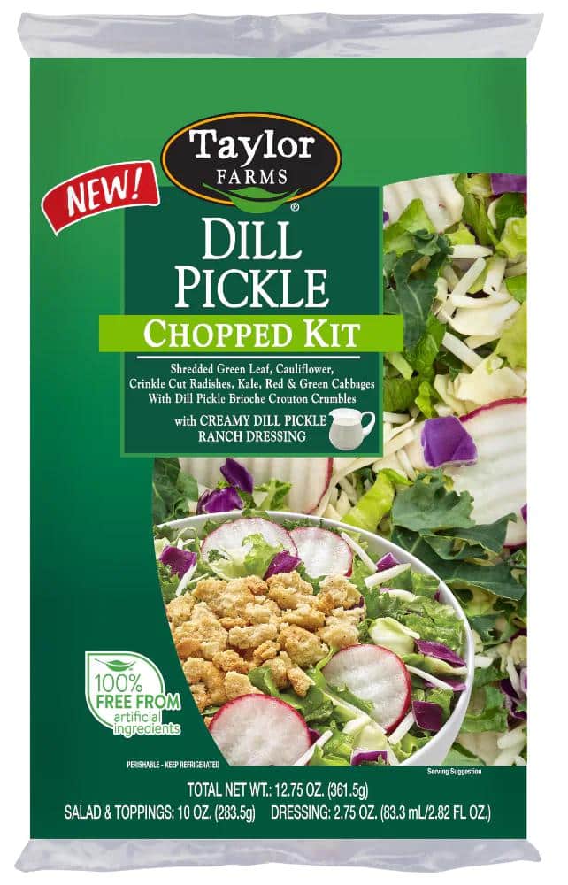 Taylor Farms Dill Pickle Chopped Salad Kit, 12.75 oz - Greatland Grocery