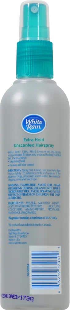 White Rain Hairspray, Extra Hold, Scented, Styling Products