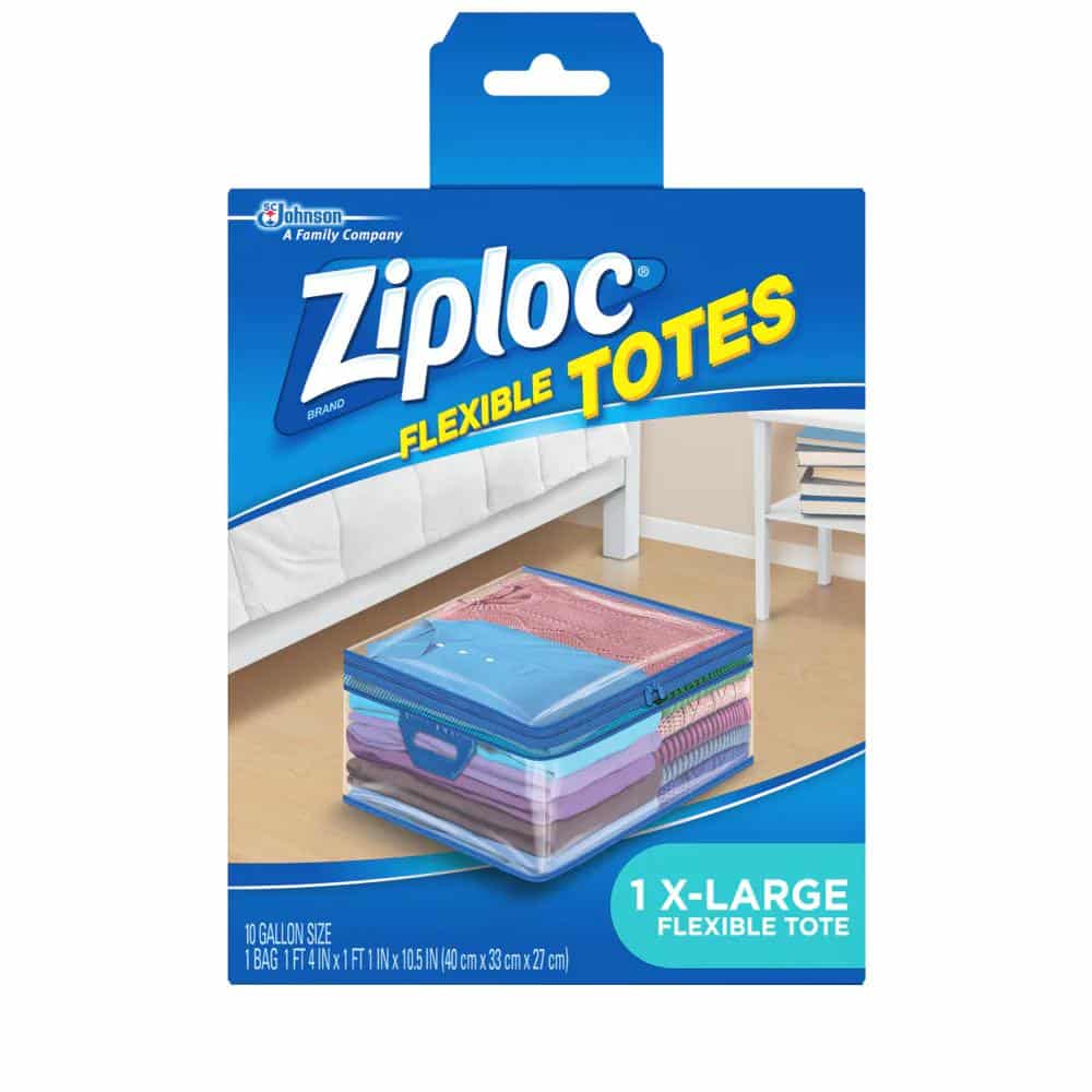Ziploc Flexible Totes XL 10 Gallon Storage Bag, 1 ct - Greatland Grocery